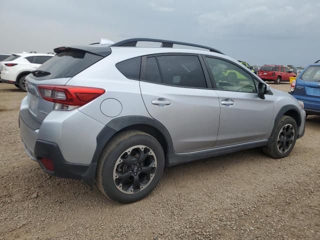 JF2GTAPC9M8290386 - 2021 SUBARU CROSSTREK PREMIUM ვერცხლისფერი ფოტო 3