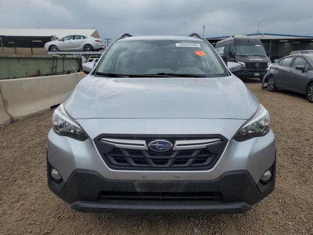 JF2GTAPC9M8290386 - 2021 SUBARU CROSSTREK PREMIUM ვერცხლისფერი ფოტო 5