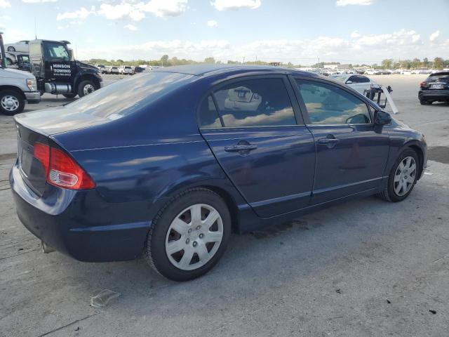 1HGFA16576L105417 - 2006 HONDA CIVIC LX BLUE photo 3