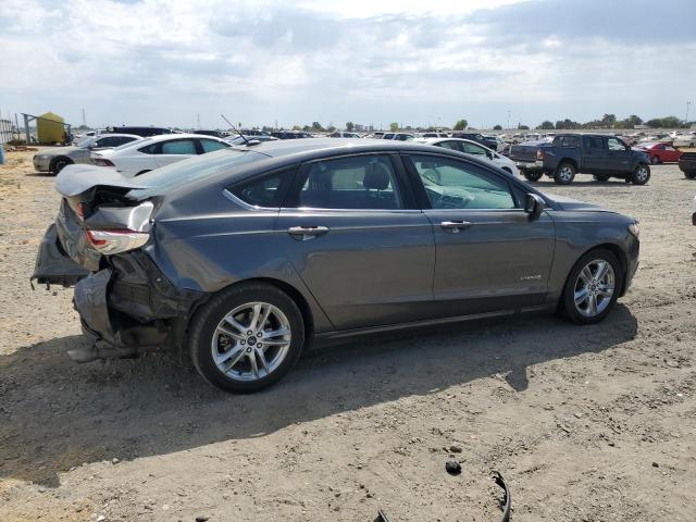3FA6P0LU8JR211944 - 2018 FORD FUSION SE HYBRID Gri fotoğraf 3