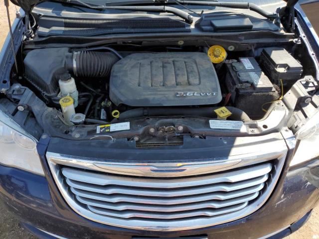 2C4RC1BG3GR120664 - 2016 CHRYSLER TOWN & COU TOURING BLUE photo 12