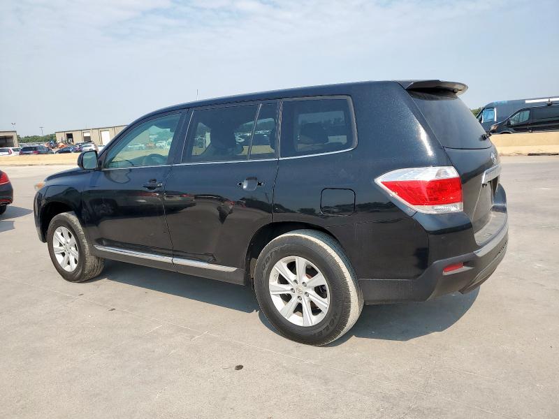 5TDBK3EH6CS123953 - 2012 TOYOTA HIGHLANDER BASE أسود صورة 2