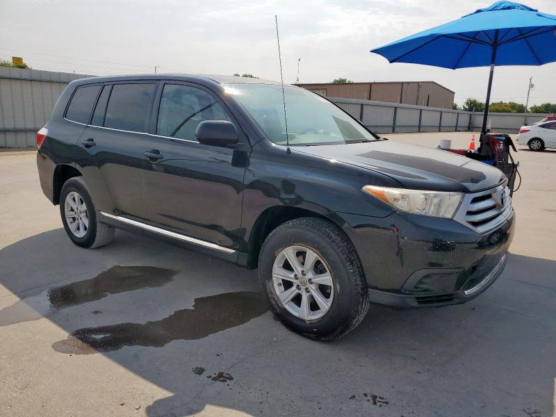 5TDBK3EH6CS123953 - 2012 TOYOTA HIGHLANDER BASE أسود صورة 4