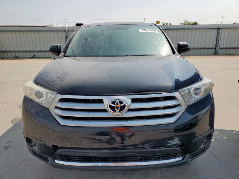 5TDBK3EH6CS123953 - 2012 TOYOTA HIGHLANDER BASE أسود صورة 5