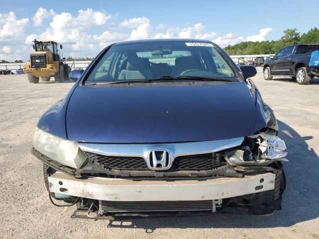 19XFA16579E007659 - 2009 HONDA CIVIC LX Bleu photo 5