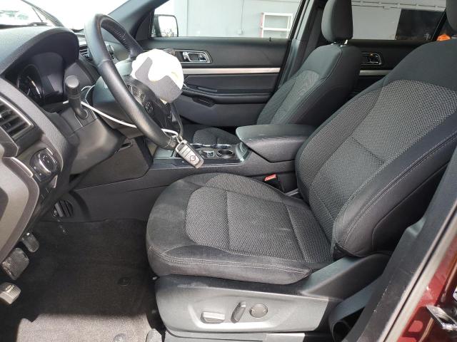 1FM5K7D80KGA49536 - 2019 FORD EXPLORER XLT ბურგუნდია ფოტო 7