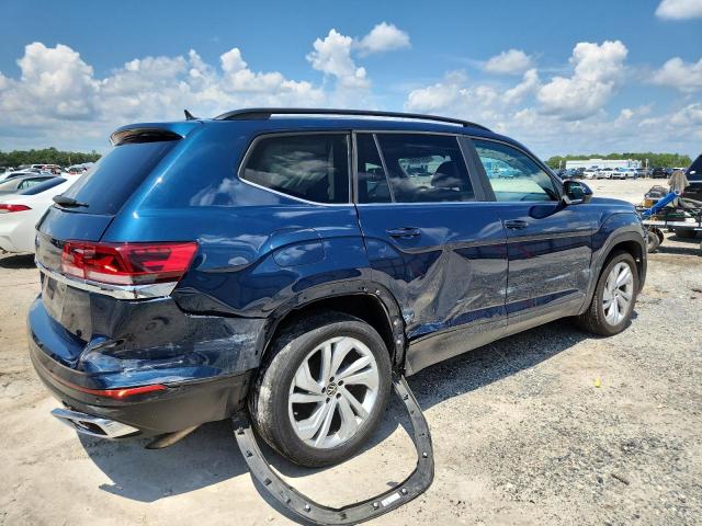 1V2WR2CA8MC587406 - 2021 VOLKSWAGEN ATLAS SE Niebieski zdjęcie 3