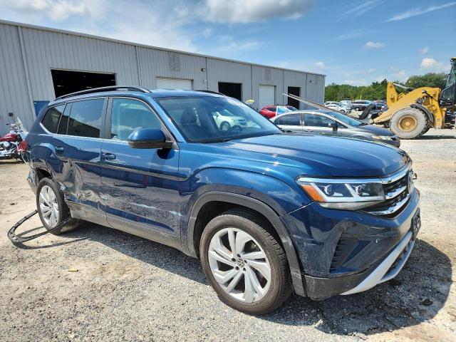 1V2WR2CA8MC587406 - 2021 VOLKSWAGEN ATLAS SE Niebieski zdjęcie 4