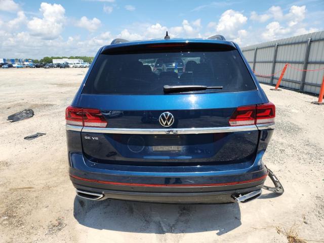 1V2WR2CA8MC587406 - 2021 VOLKSWAGEN ATLAS SE Niebieski zdjęcie 6