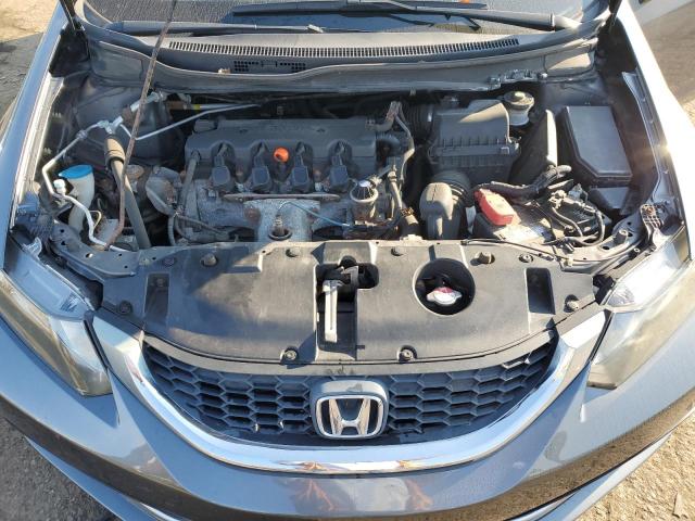 19XFB2F50DE100440 - 2013 HONDA CIVIC LX GRAY photo 11