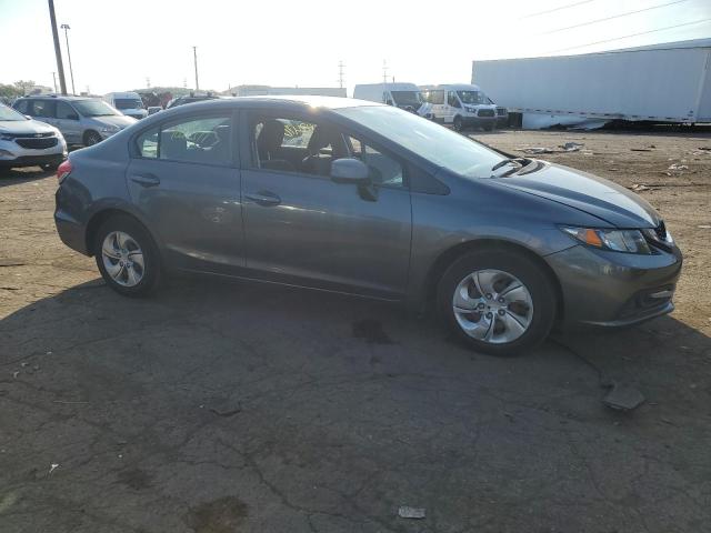 19XFB2F50DE100440 - 2013 HONDA CIVIC LX GRAY photo 4