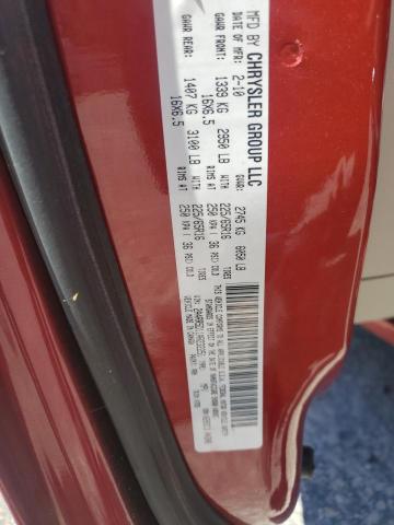 2A4RR5D11AR232251 - 2010 CHRYSLER TOWN & COU TOURING RED photo 13