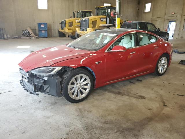 5YJSA1E23JF294907 - 2018 TESLA MODEL S RED photo 1