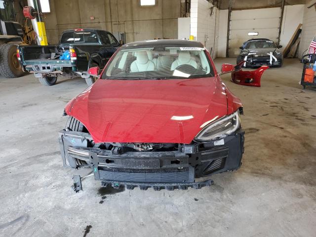5YJSA1E23JF294907 - 2018 TESLA MODEL S RED photo 5