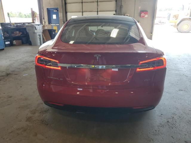 5YJSA1E23JF294907 - 2018 TESLA MODEL S RED photo 6