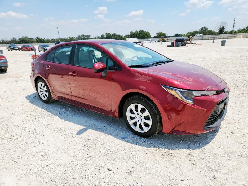 5YFB4MDE9SP345093 - 2025 TOYOTA COROLLA LE BURGUNDY photo 4