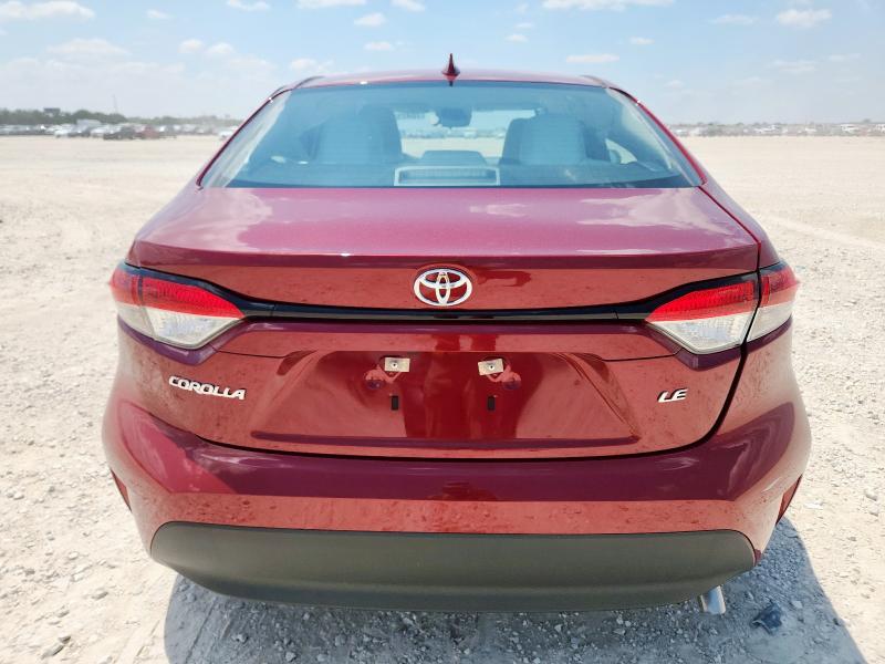 5YFB4MDE9SP345093 - 2025 TOYOTA COROLLA LE BURGUNDY photo 6