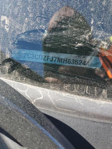 2C3CDZFJ7MH635244 - 2021 DODGE CHALLENGER R/T SCAT PACK BLUE photo 13