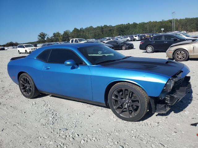 2C3CDZFJ7MH635244 - 2021 DODGE CHALLENGER R/T SCAT PACK BLUE photo 4