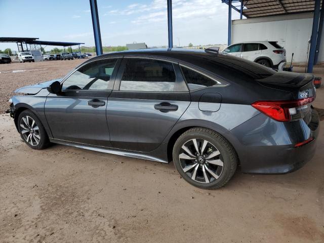 2HGFE1F79NH313249 - 2022 HONDA CIVIC EX GRAY photo 2