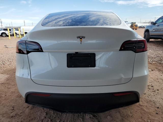 7SAYGDED5SF255090 - 2025 TESLA MODEL Y WHITE photo 6