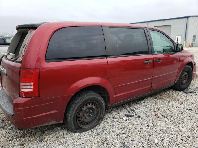 2A8HR44H68R708022 - 2008 CHRYSLER TOWN & COU LX RED photo 3