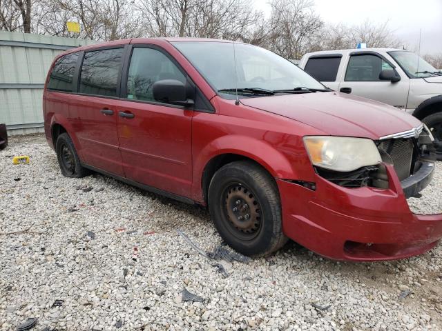 2A8HR44H68R708022 - 2008 CHRYSLER TOWN & COU LX RED photo 4