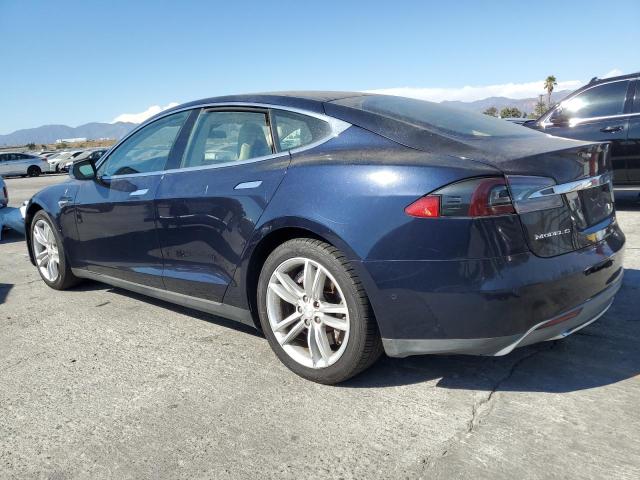 5YJSA1S1XEFP62150 - 2014 TESLA MODEL S ლურჯი ფოტო 2