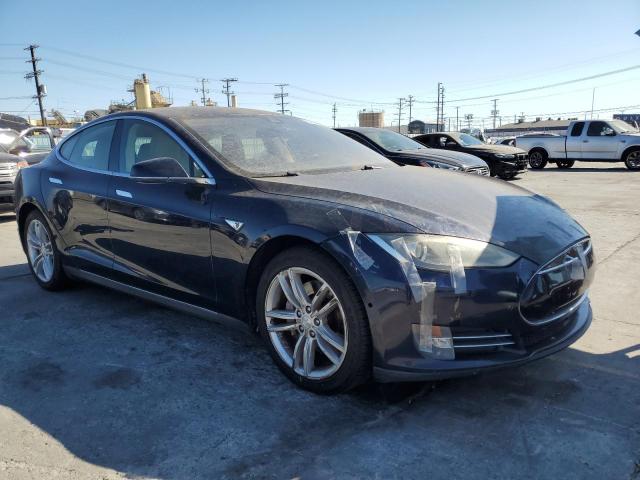 5YJSA1S1XEFP62150 - 2014 TESLA MODEL S ლურჯი ფოტო 4