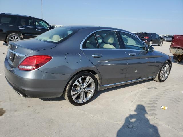 WDDWF4JB7JR326316 - 2018 MERCEDES-BENZ C 300 GRAY photo 3