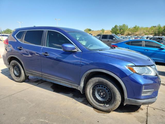 JN8AT2MV7HW025553 - 2017 NISSAN ROGUE S BLUE photo 4