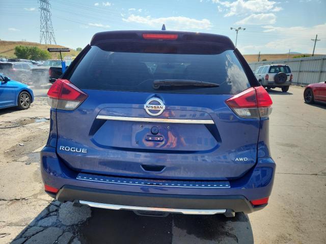 JN8AT2MV7HW025553 - 2017 NISSAN ROGUE S BLUE photo 6