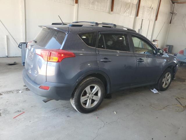 JTMRFREV5ED095203 - 2014 TOYOTA RAV4 XLE BLUE photo 3