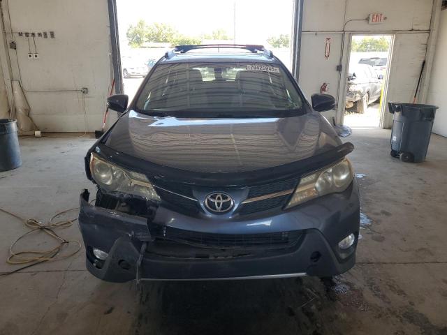 JTMRFREV5ED095203 - 2014 TOYOTA RAV4 XLE BLUE photo 5