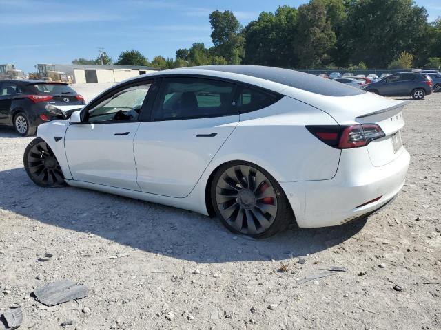 5YJ3E1EC1MF992373 - 2021 TESLA MODEL 3 WHITE photo 2