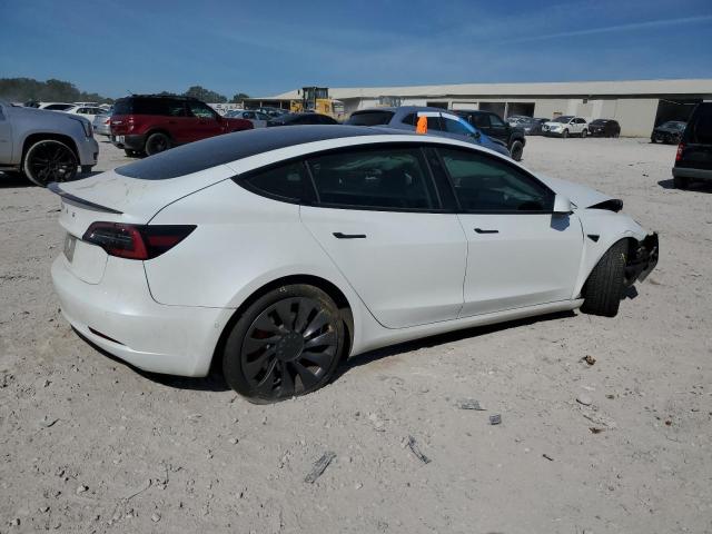 5YJ3E1EC1MF992373 - 2021 TESLA MODEL 3 WHITE photo 3