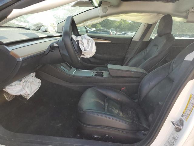 5YJ3E1EC1MF992373 - 2021 TESLA MODEL 3 WHITE photo 7