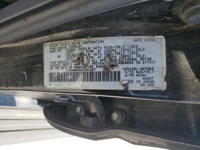 JT3HN86R820391687 - 2002 TOYOTA 4RUNNER SR5 黑色 照片 13