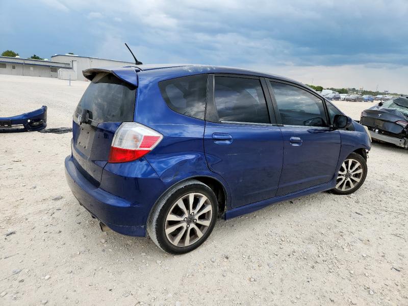 JHMGE8H58CC006483 - 2012 HONDA FIT SPORT BLUE photo 3