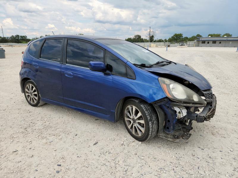 JHMGE8H58CC006483 - 2012 HONDA FIT SPORT BLUE photo 4
