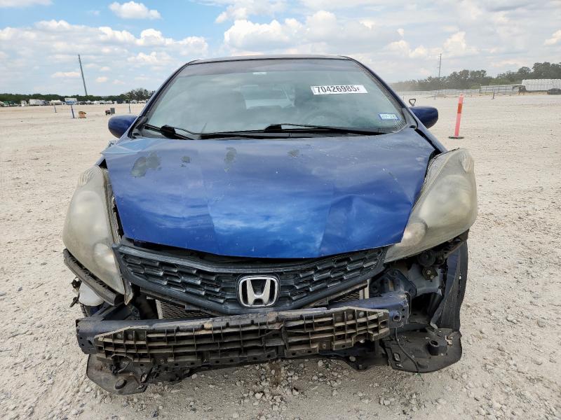 JHMGE8H58CC006483 - 2012 HONDA FIT SPORT BLUE photo 5