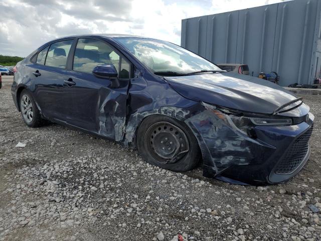 JTDEPMAE2MJ166149 - 2021 TOYOTA COROLLA LE BLUE photo 4