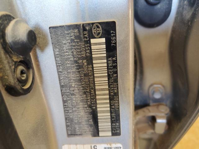 4T1C11AK3RU861786 - 2024 TOYOTA CAMRY LE 银色 照片 12