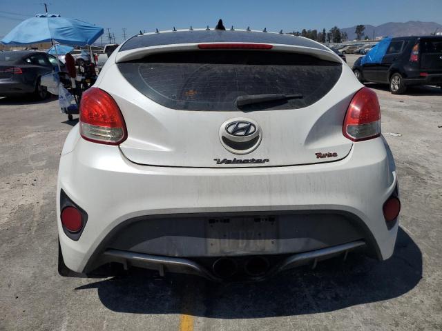 KMHTC6AE9DU108290 - 2013 HYUNDAI VELOSTER TURBO WHITE photo 6