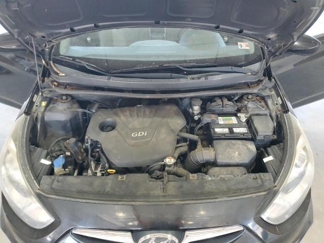 KMHCU5AE6CU027186 - 2012 HYUNDAI ACCENT GLS BLACK photo 11