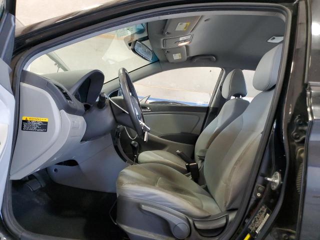 KMHCU5AE6CU027186 - 2012 HYUNDAI ACCENT GLS BLACK photo 7