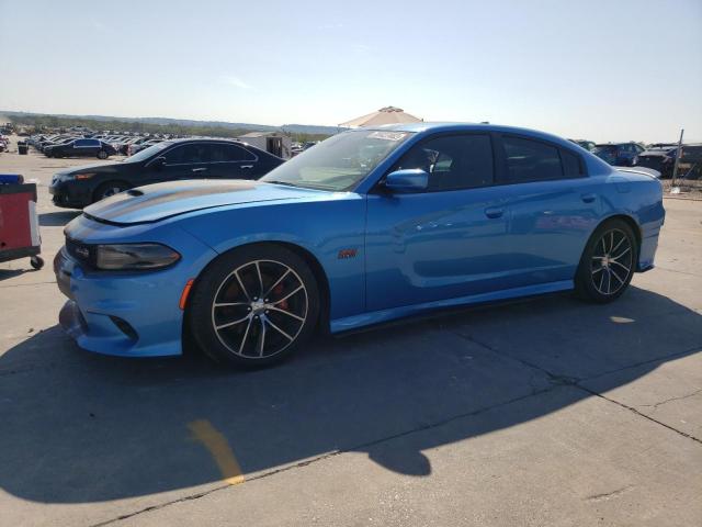 2C3CDXGJXFH864832 - 2015 DODGE CHARGER R/T SCAT PACK BLUE photo 1