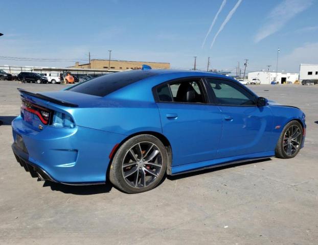 2C3CDXGJXFH864832 - 2015 DODGE CHARGER R/T SCAT PACK BLUE photo 3