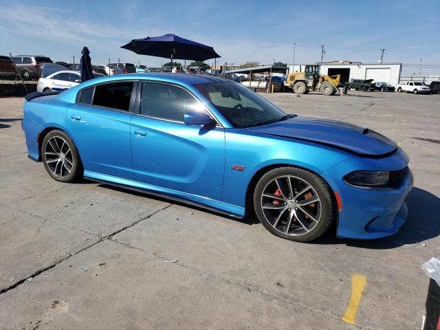 2C3CDXGJXFH864832 - 2015 DODGE CHARGER R/T SCAT PACK BLUE photo 4