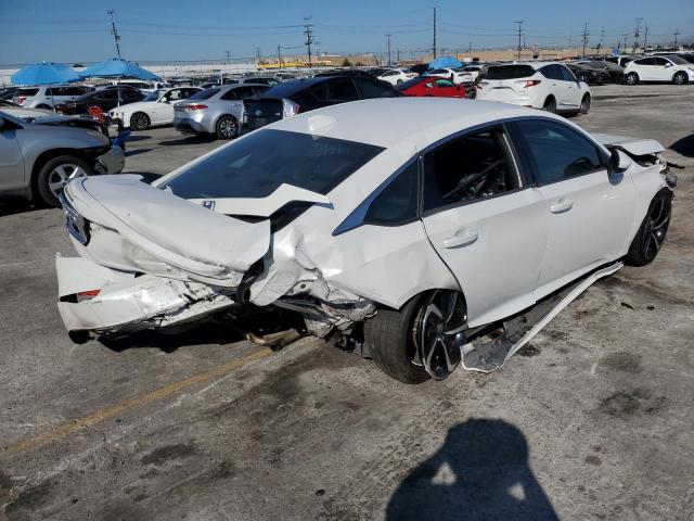 1HGCV1F36KA069571 - 2019 HONDA ACCORD SPORT Biały zdjęcie 3